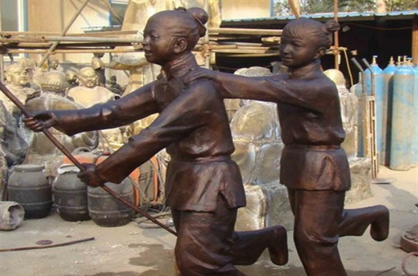 金属制品雕塑防止生锈的艺术