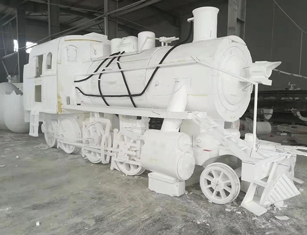 火车-泡沫雕塑